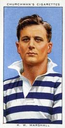 1935 Churchman’s Rugby Internationals #27 Kenneth Marshall Front
